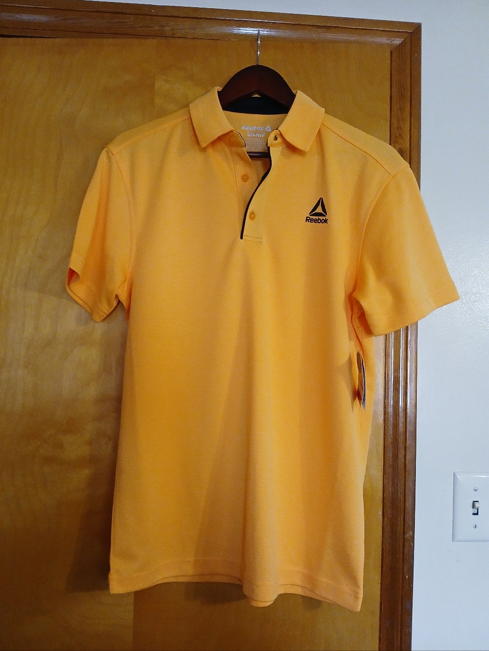 Reebok Men's Yellow Polo Shirt